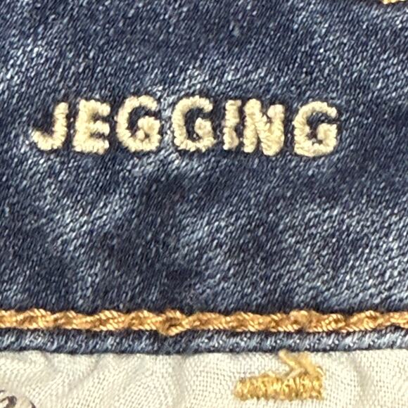 American Eagle Jeans Womens 10 Long Blue 360 Level Stretch Jegging Actual 30X30 - Picture 7 of 10